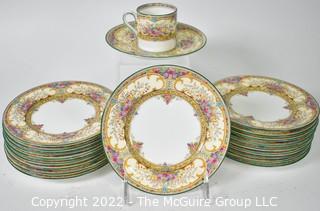 Twenty (20) Piece Set of English Wedgwood Porcelain Dinnerware in St Austell Pattern