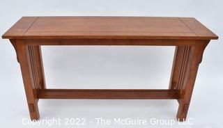 Contemporary Arts and Crafts Style Console Table 16 x 28"