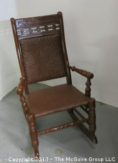 Child's rocking chair (26" T at back)