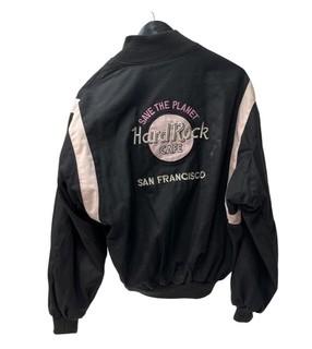 Vintage Hardrock Cafe - San Francisco Jacket made by Satin Jackets Inc., New York Large