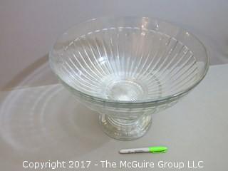 Heisey Punch Bowl with base