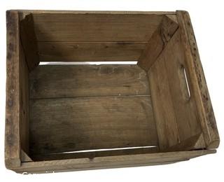 Vintage Wood Apple Crate Stamped H. M Hollar, Timberville, VA