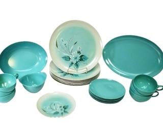 Vintage Retro Teal Melmac Melamine Dishware