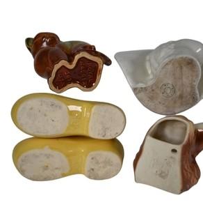 Collection of Vintage Pottery Planters by McCoy, Royal Haeger and Royal Copley.