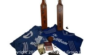 Fraternity Paddles, Vintage Baseball Shirts and Playing Cards 