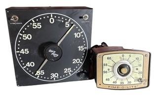 Two Vintage Dark Room Timers 