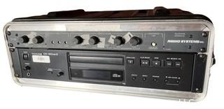 Tascam CD-160 MK II Professional CD Player and T1-101 Radio Systems Inc Telephone Interface mounted in SKB Commercial Case