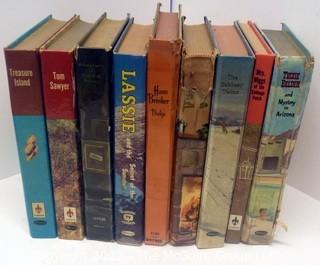 Selection of vintage Whitman hard cover children's books