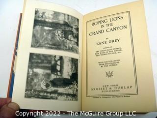 Selection of Three Zane Grey Children's Books 1920-30's