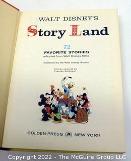 Selection of two Walt Disney hard cover books: compendium 