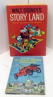 Selection of two Walt Disney hard cover books: compendium 