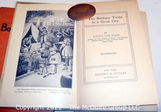 Selection of mid 1900's Grosset & Dunlap children's book titles : Hardy Boys , etc