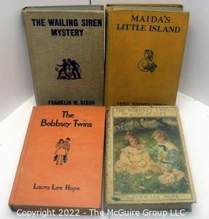 Selection of mid 1900's Grosset & Dunlap children's book titles : Hardy Boys , etc