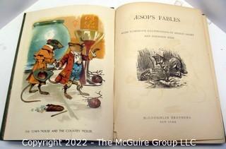 Selection of Animal Themed Children's books: Aseop's 1900's - 1960's