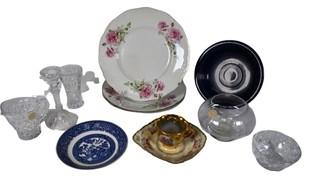 Collection of Porcelain and Crystal Items Including Fiesta, Lenox and Homar Laughlin. 