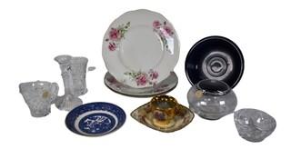 Collection of Porcelain and Crystal Items Including Fiesta, Lenox and Homar Laughlin. 