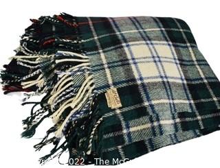 Vintage McCalls of Edinburgh Tartan 100% Wool Blanket