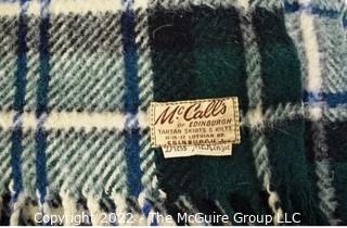 Vintage McCalls of Edinburgh Tartan 100% Wool Blanket