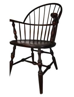 Brace Backed Windsor Arm Chair made by Osborn & Irwin Inc., Boston Mass (WAS 0172RG)