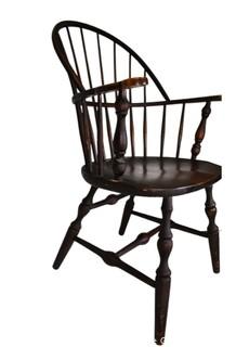 Brace Backed Windsor Arm Chair made by Osborn & Irwin Inc., Boston Mass (WAS 0172RG)