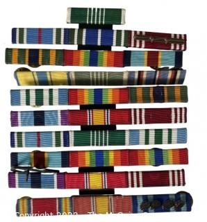 Group of Military Pins, Medals and Ribbons {more closeup photos needed}