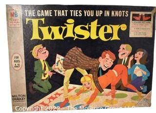 Vintage Board Games Including Twister, Careers, Tic Tac Dough and Chinese Checkers in Box