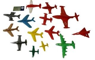 Squadron of Vintage Plastic and Celluloid Airplanes, Some by Renwal