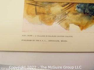 Folio of prints by Joel Rohr "Views of Israel" circa 1966