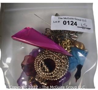 Group of Costume Jewelry Brooches