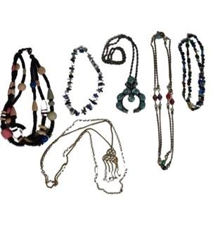 Costume Jewelry Beaded Necklaces