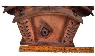 Terracotta Handcrafted Traditional Jharokha Wall Hanging or Alter.  11" x 15".