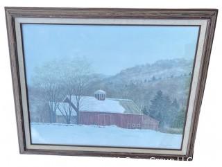 24 x 36" Framed Landscape Print by Harold Lucas