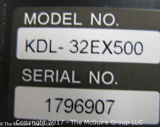 SONY Bravia TV: Model KDL-32EX500