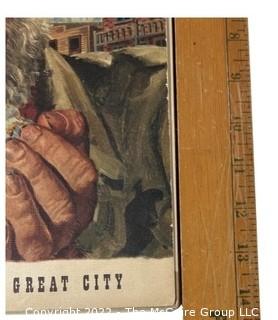 First Printing Spiral Bound Book "Pay Dirt" The Romance of a Great City" About San Francisco by Vigilante Publications 1949