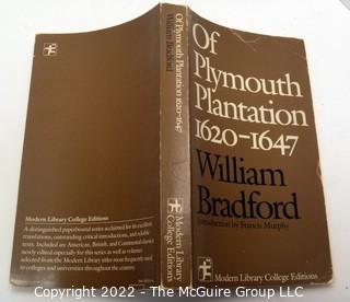 Selection of historical books on early New England - Mayflower