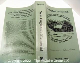 Selection of historical books on early New England - Mayflower