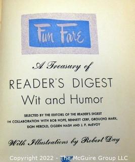 Selection of four vintage children's books on humor