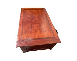 Contemporary Coffee Table with Drawer on Casters. 50.5W x 30D x 19.5"T 