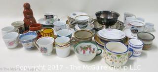 Assortment including European porcelain and ceramics  