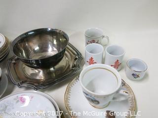 Assortment including European porcelain and ceramics  