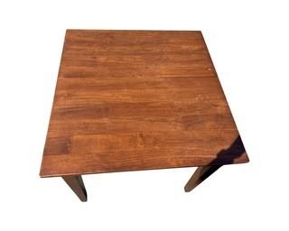 Wooden Occasional or Dining Table.  30 x 30 x 30"T 