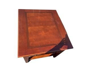 30 x 30 x 24"T Contemporary One Drawer Side Table.  