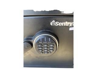 16 x 16 x 14"T Sentry Safe with Electronic Keypad. Works. With combination