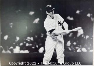 Group of 4 x 6" Color Photographic Reprints of Baseball greats including Roger Maris and Mickey Mantle