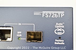 NOS Networking and Communication Equipment: Netgear ProSafe FS726TP 24-Port 10/100 2-SFP Managed PoE Switch