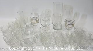 Large Assortment of glassware 