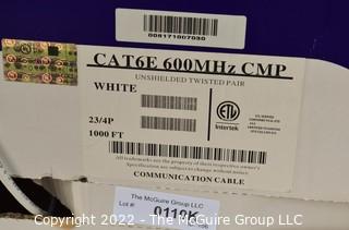 Networking and Communication Equipment: CAT 6e 600 MHz CMP Cable 