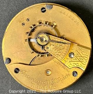 (Movement w/ Dial) Waltham #4,412,226 