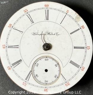 (Movement Only) HWC "Railway" 18S-15J-HGL-Adj. (EA332) #170938 Micrometer Regulator