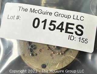 (Movement Only) HWC "Railway" 18S-15J-HGL-Adj. (EA332) #170938 Micrometer Regulator